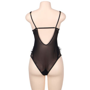 Subblime-Teddy Queen Plus Nero con Pizzo · Lingerie sexy donna (immagine 3)