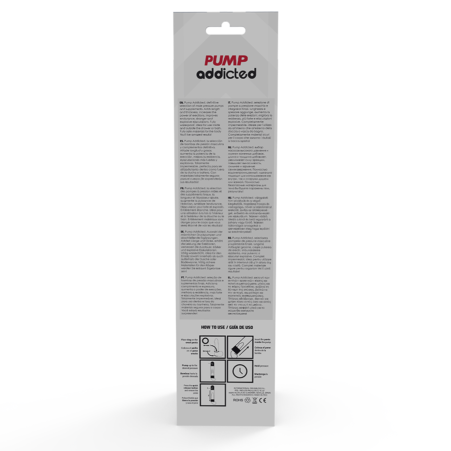 Pump Addicted-RX11 Automatico-Silicio, Impermeabile · Anelli & Guaine per pene (immagine 10)