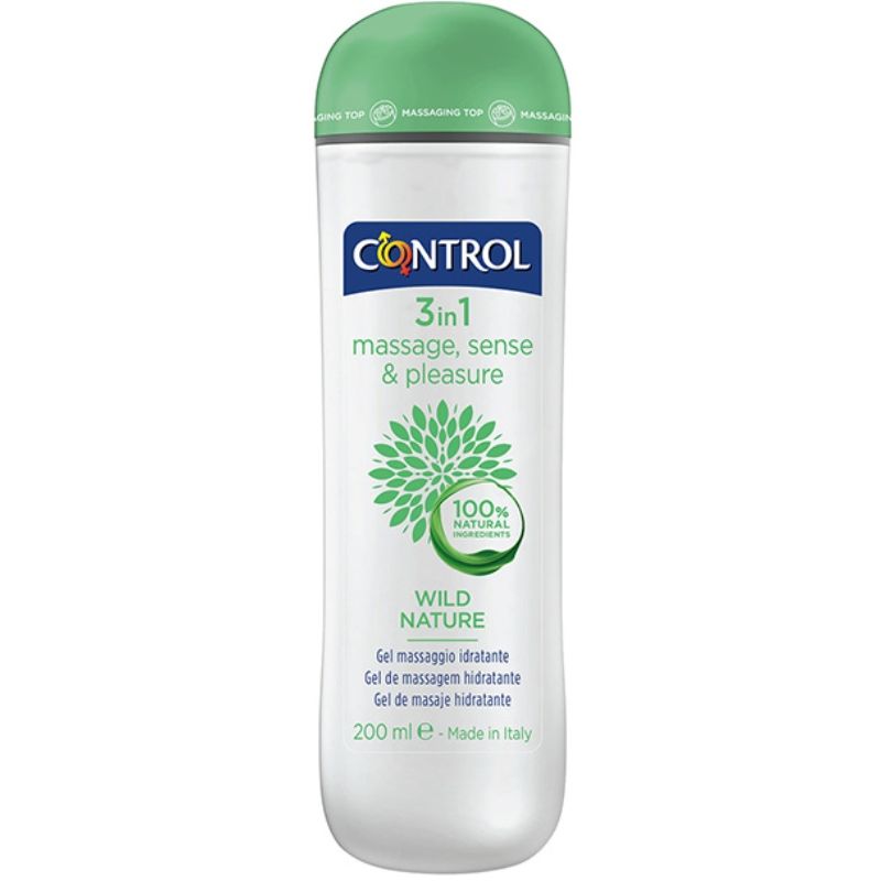 Control Lubes-Wild Nature Gel Massaggio 3 in 1 200 ml