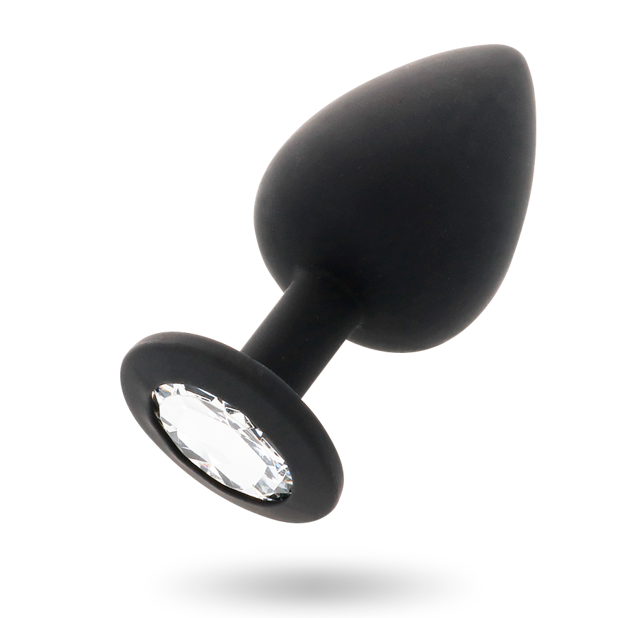 Intense Anal Toys-Shelki S Plug anale Nero-Silicone