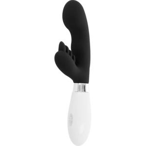 Glossy-Elvis Rabbit Black-Silicone, 10 velocità, Rotazione · Vibratori (imaginea 5)