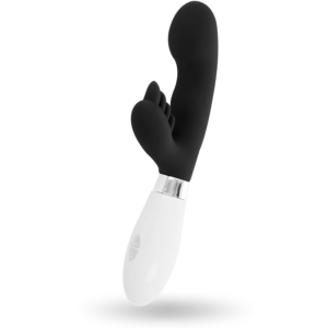 Glossy-Elvis Rabbit Black-Silicone, 10 velocità, Rotazione · Vibratori (imaginea 6)