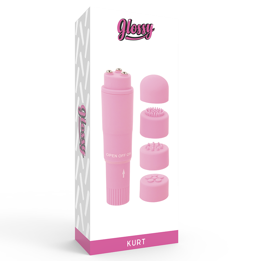Glossy-Kurt Massaggiatore tascabile ABS, impermeabile · Vibratori (imaginea 3)