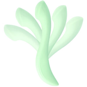 Mia-Devon Vibrator Green-Silicone, 10 velocità, Ricaricabile, USB · Vibratori