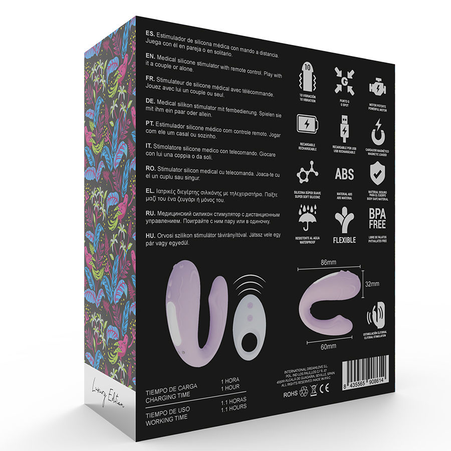 Mia-Rin Partner con Telecomando-Silicone, 10 velocità, Ricaricabile · Vibratori (immagine 8)