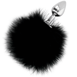 Darkness Anal-Plug anale Extra con Coda Nero 7 cm · Accessori BDSM (immagine 5)