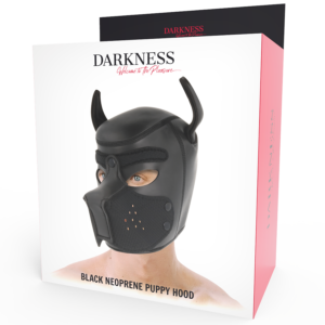 Darkness Bondage-Maschera per cani in neoprene con bot staccabile · Accessori BDSM (immagine 3)