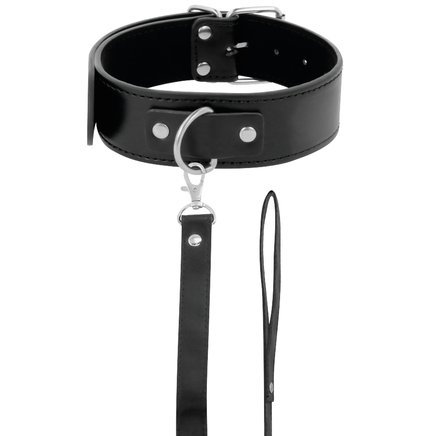 Darkness Bondage-Collana Posturale con Catena di Pelle · Bondage & Manette (imaginea 6)