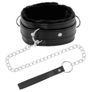 Darkness Bondage-Comoda collana posturale con catena in pelle 12 Darkness Bondage-Comoda collana posturale con catena in pelle · Bondage & Manette (imaginea 6)