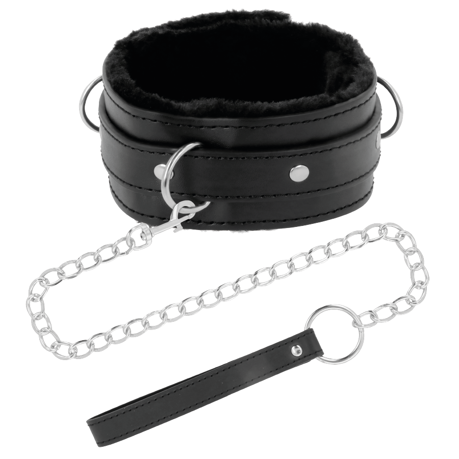 Darkness Bondage-Comoda collana posturale con catena in pelle 6 Darkness Bondage-Comoda collana posturale con catena in pelle · Bondage & Manette (imaginea 6)