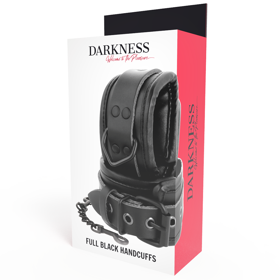 Darkness Bondage-Darkness Manette Regolabili di Imitazione di Pelle · Bondage & Manette (imaginea 6)