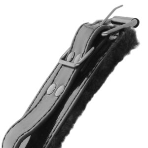 Darkness Bondage-Manette regolabili in pelle Nera con lucchetto 11 Darkness Bondage-Manette regolabili in pelle Nera con lucchetto · Bondage & Manette (imaginea 4)