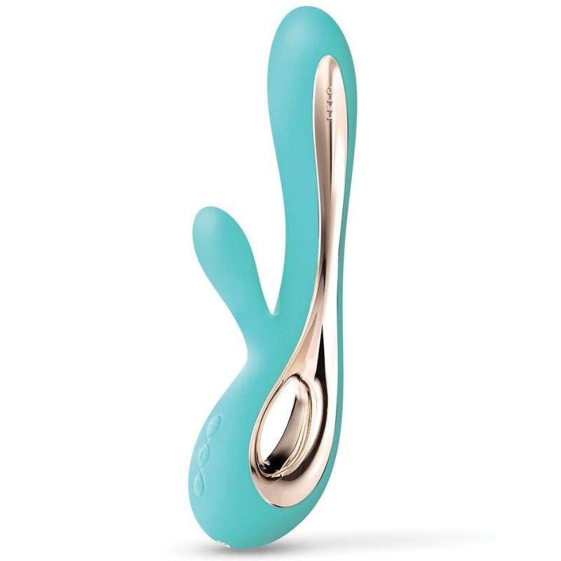 Lelo-Soraya 2 Rabbit Aqua Green Vibrator-Silicone, 12 velocità 1 Lelo-Soraya 2 Rabbit Aqua Green Vibrator-Silicone, 12 velocità · Vibratori