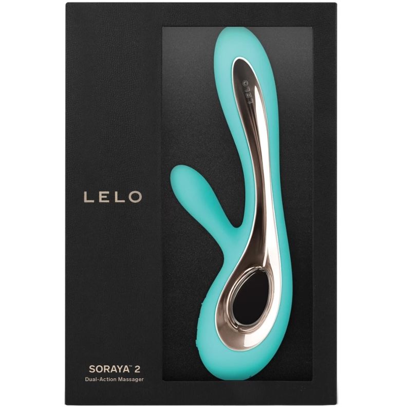 Lelo-Soraya 2 Rabbit Aqua Green Vibrator-Silicone, 12 velocità 3 Lelo-Soraya 2 Rabbit Aqua Green Vibrator-Silicone, 12 velocità · Vibratori (imaginea 3)