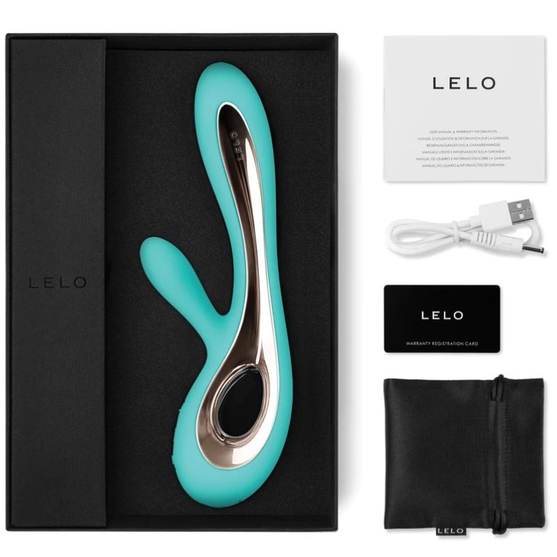Lelo-Soraya 2 Rabbit Aqua Green Vibrator-Silicone, 12 velocità 2 Lelo-Soraya 2 Rabbit Aqua Green Vibrator-Silicone, 12 velocità · Vibratori (imaginea 2)