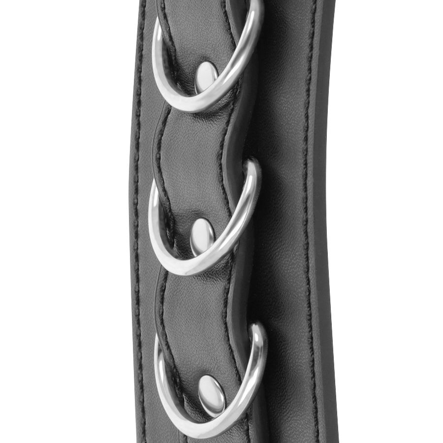 Darkness Bondage-Manette regolabili in pelle per caviglie, nere · Bondage & Manette (imaginea 7)