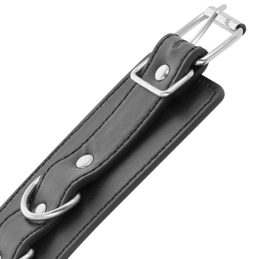 Darkness Bondage-Manette regolabili in pelle per caviglie, nere · Bondage & Manette (imaginea 6)