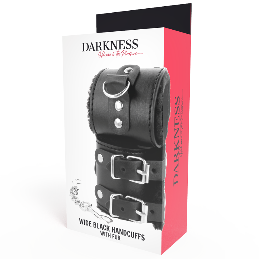 Darkness Bondage-Darkness Polsini regolabili in pelle · Bondage & Manette (immagine 2)
