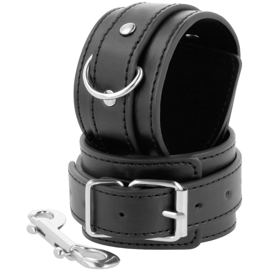 Darkness Bondage-Manette nere regolabili a doppia banda 3 Darkness Bondage-Manette nere regolabili a doppia banda · Bondage & Manette (imaginea 3)