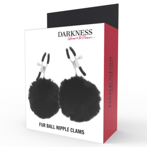 Darkness Sensations-Morsetti per capezzoli Pomponcini-Metallo · Accessori BDSM (imaginea 4)