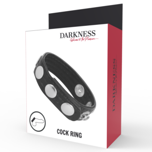 Darkness Sensations-Anello di pelle per l'erezione 7 Darkness Sensations-Anello di pelle per l'erezione · Anelli & Guaine per pene (imaginea 3)
