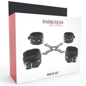 Darkness Bondage-Manette in pelle per mani e piedi neri · Bondage & Manette (imaginea 8)