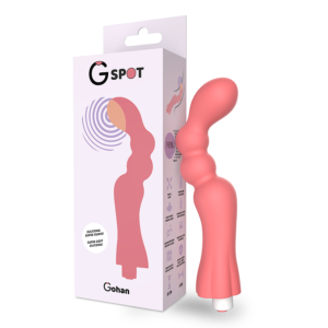 G-spot-Gohan Vibrator Light Red-Silicone, 10 velocità, Ricaricabile · Vibratori