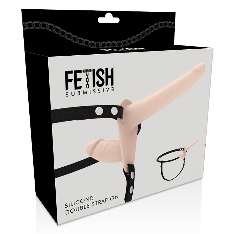 Fetish Submissive Harness-Imbracatura Doppia Penetrazione Silicone · Strap-on & Imbracature (imaginea 5)