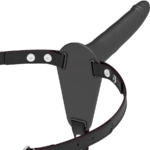 Fetish Submissive Harness-Silicone Nero 15 cm · Strap-on & Imbracature