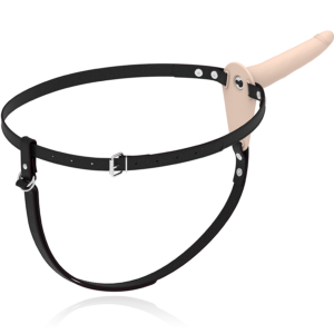 Fetish Submissive Harness-Vibratore Silicone Flesh 15 cm-10 · Strap-on & Imbracature (imaginea 3)