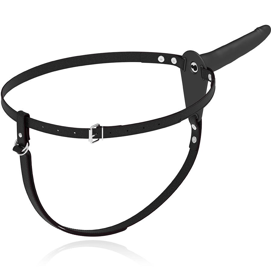 Fetish Submissive Harness-Imbracatura Nero Silicone con vibratore 15 · Strap-on & Imbracature (immagine 5)