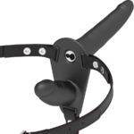 Fetish Submissive Harness-Imbracatura Doppia Penetrazione con Vibratore · Strap-on & Imbracature
