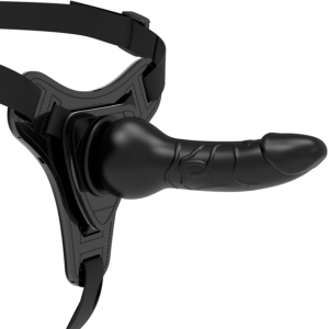 Fetish Submissive Harness-Imbracatura di Silicone Nero Realist 16 cm · Strap-on & Imbracature