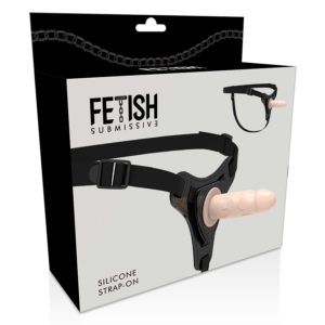 Fetish Submissive Harness-Flesh Realistic Silicone 12.5 cm · Strap-on & Imbracature (imaginea 3)