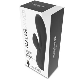 Black&silver-Kaultz Touch Control Vibrator-Silicone, 10 velocità — BLACK&SILVER · Vibratori (imaginea 9)