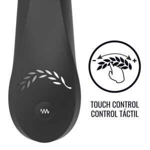 Black&silver-Kaultz Touch Control Vibrator-Silicone, 10 velocità — BLACK&SILVER · Vibratori (imaginea 3)