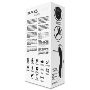 Black&silver-Kean Vibrator con Touch Control-Silicone, 10 velocità 20 Black&silver-Kean Vibrator con Touch Control-Silicone, 10 velocità — BLACK&SILVER · Vibratori (imaginea 10)