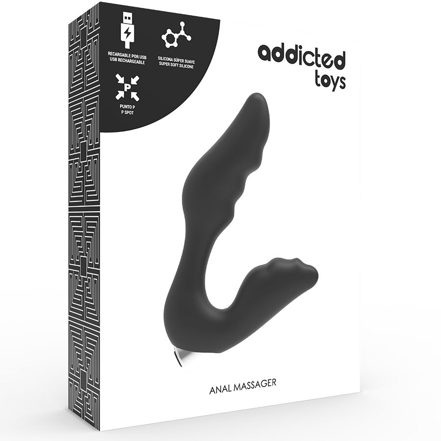 Addicted Toys-Vibratore Prostatico Ricaricabile Modello 6 · Giocattoli anali (immagine 5)