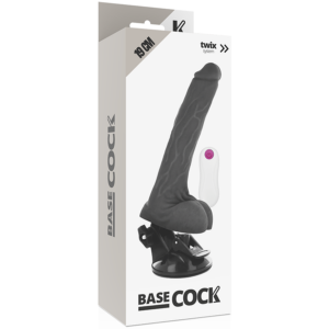 Basecock-Vibratore Realistico con Telecomando 19 x 4 cm · Vibratori (immagine 3)