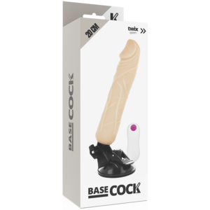 Basecock-Vibratore Realistico con Telecomando, 20 cm · Vibratori (imaginea 4)