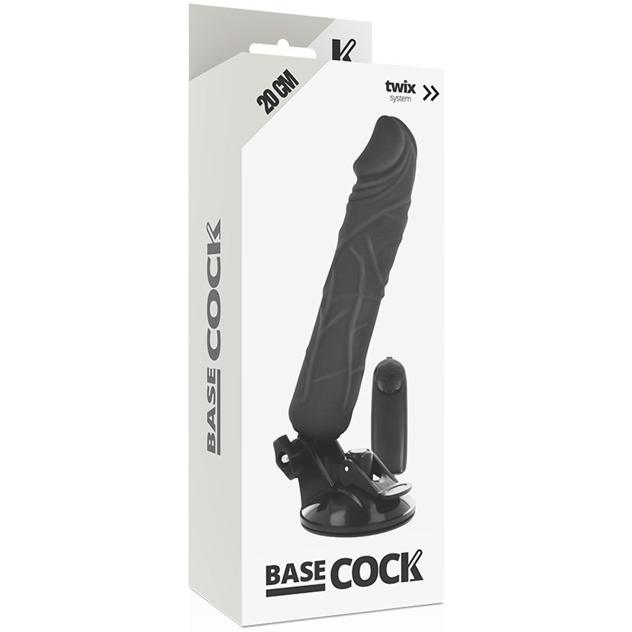 Basecock-Vibratore Realistico con Telecomando in TPE 20 cm · Vibratori (imaginea 4)