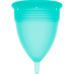 Stercup-Coppa Menstruale di Silicone, Acquamarina · Sesso orale & Corpo