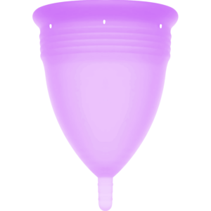 Stercup-Coppa Menstruale Silicone Fda Violet - Taglia S · Sesso orale & Corpo