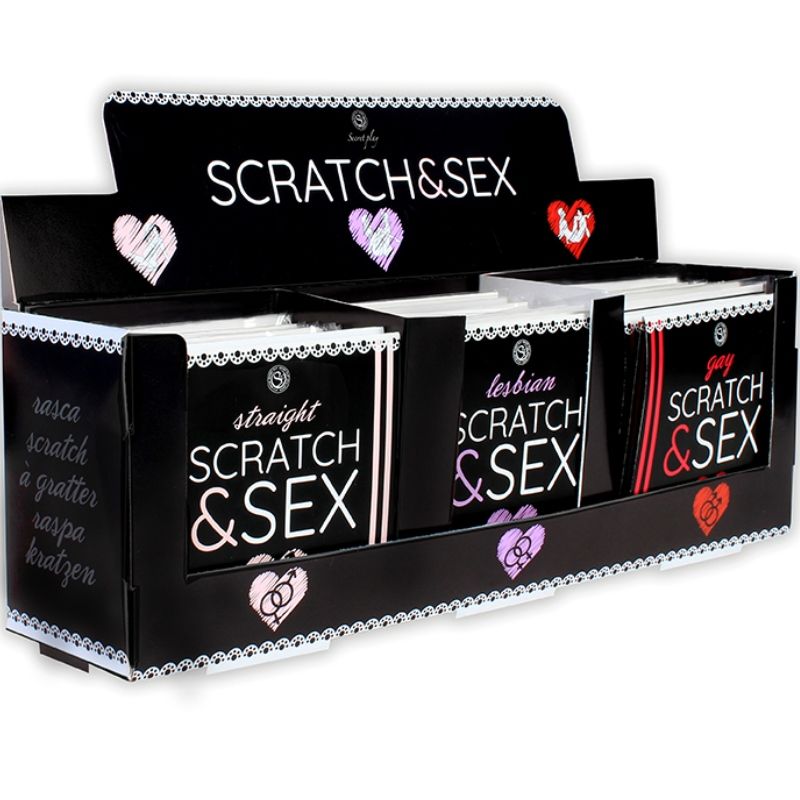 Secretplay 100% Games-Display + Poster Scratch & Sesso · Giochi erotici