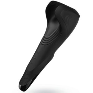 Satisfyer Men-Uomini Wand-Silicone, 5 velocità, Ricaricabile, USB · Masturbatori