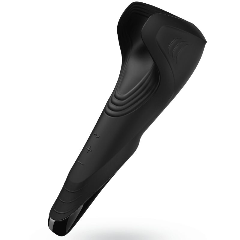 Satisfyer Men-Uomini Wand-Silicone, 5 velocità, Ricaricabile, USB · Masturbatori