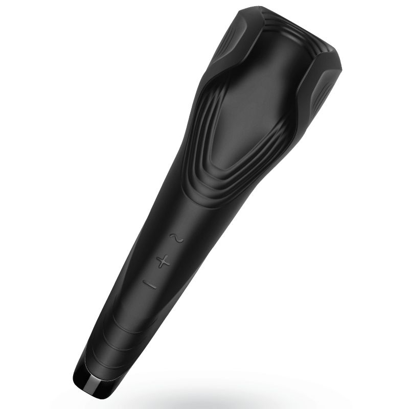 Satisfyer Men-Uomini Wand-Silicone, 5 velocità, Ricaricabile, USB · Masturbatori (immagine 2)