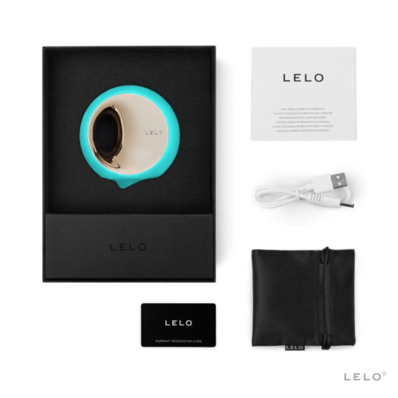 Lelo-Ora 3 Aqua Green Stimolatore Orale-Silicone, 12 velocità · Vibratori (immagine 4)