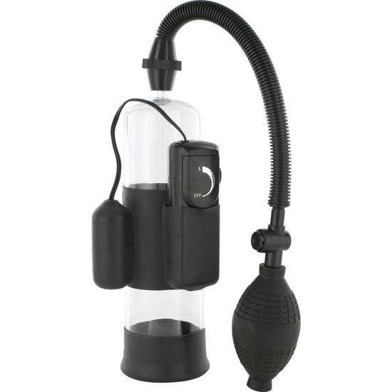 Seven Creations-Pompa di erezione per il pene con vibratore-silicone