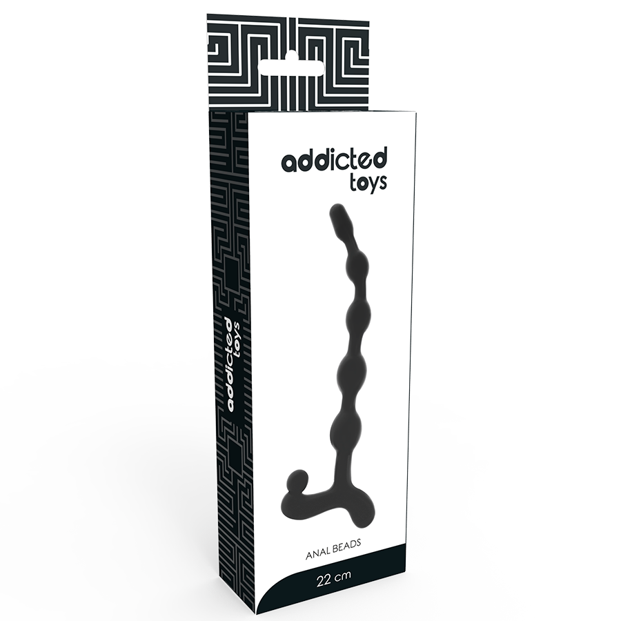 Addicted Toys-Bile Anale 22 cm Negre-TPR · Jucarii Anale (imaginea 4)